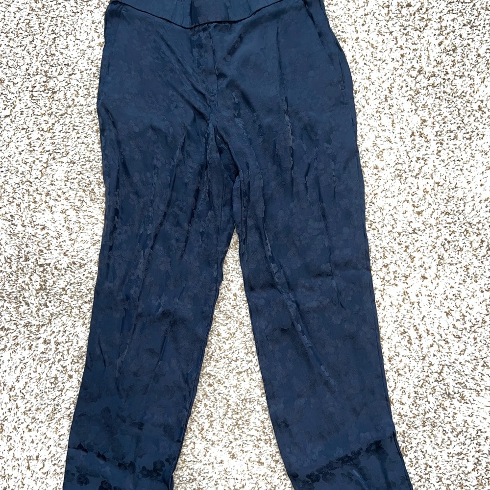 Elegant Navy Blue Pants